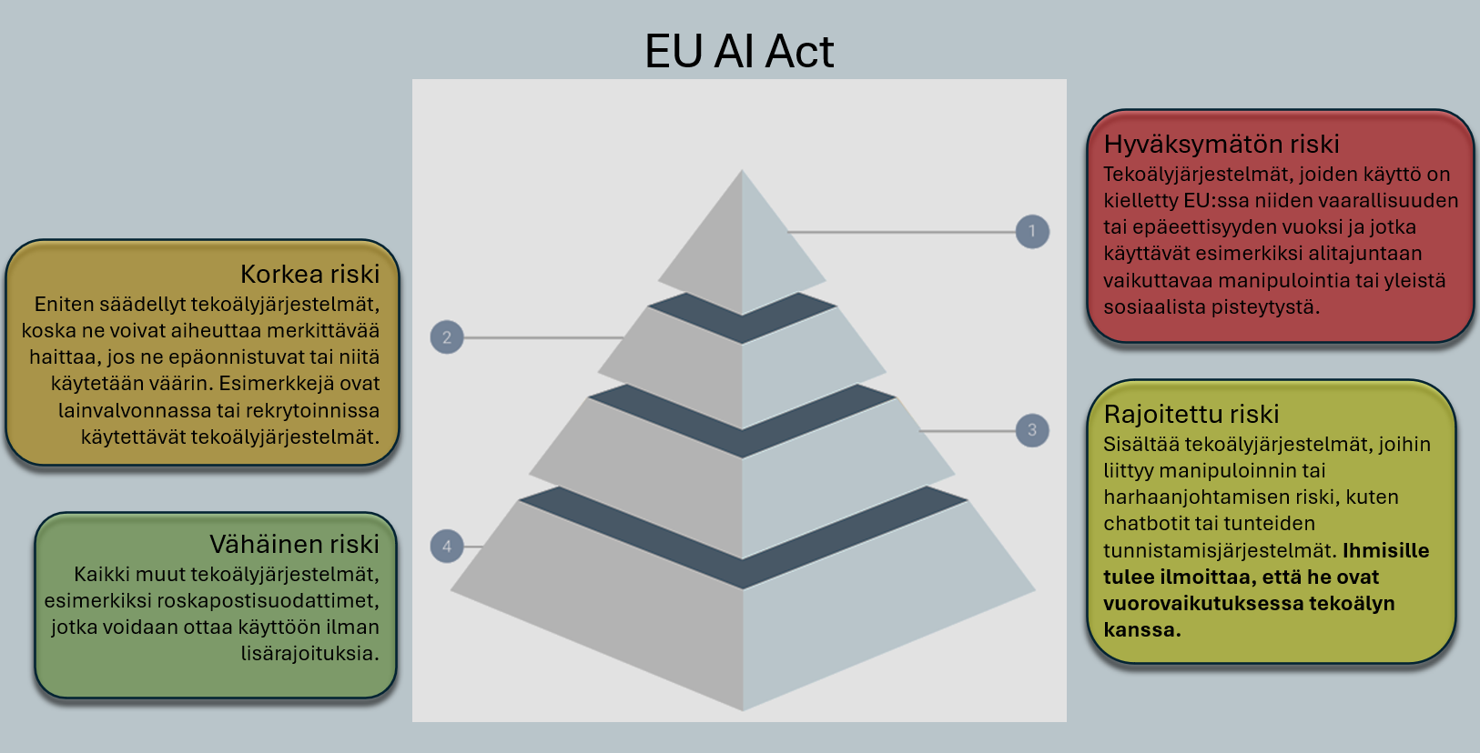 AI Act -riskitasot